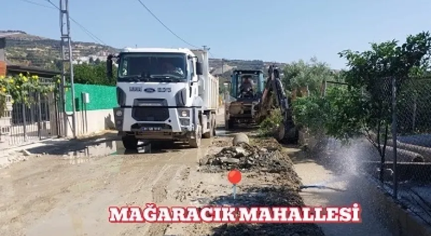 10 MAHALLE'NİN YOL ÇALIŞMASI AYNI ANDA BAŞLADI