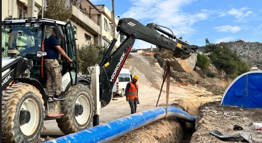148 BİN 894 METRE YENİ ALTYAPI YAPILDI