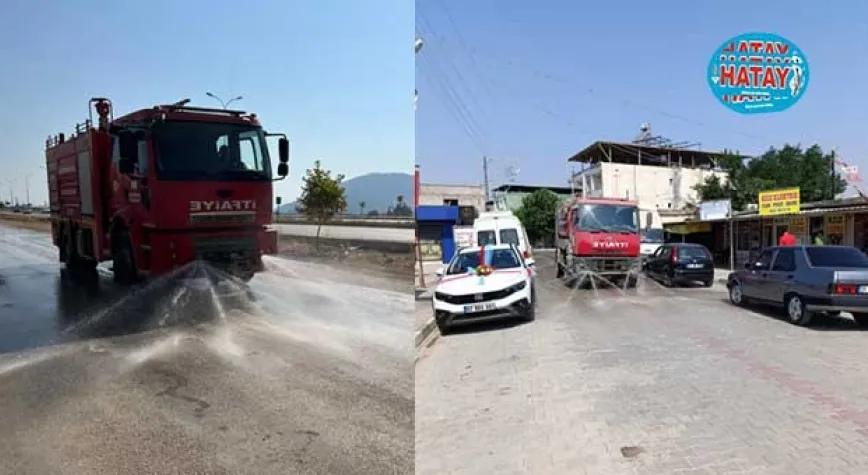 15 İLÇEDE TEMİZLİK VE YIKAMA YAPILDI