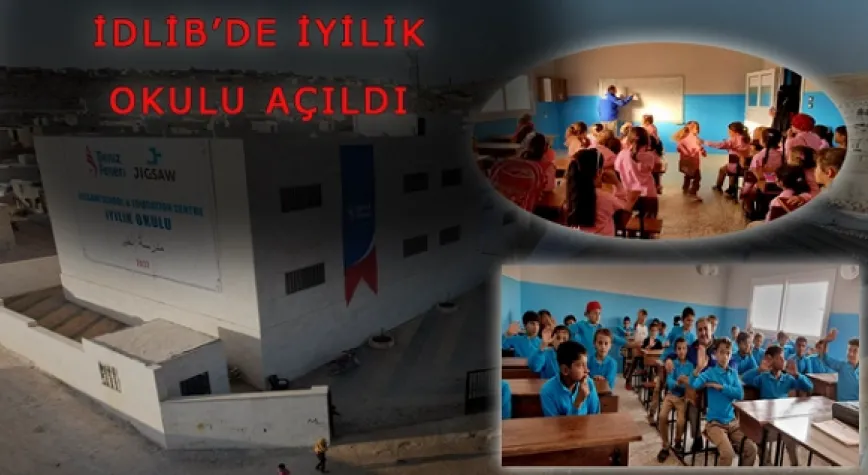 18 derslikli 1280 çocuk eğitim görebilecek!