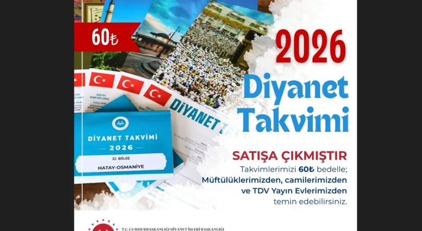 2026 Diyanet Takvimi Satışa Çıktı