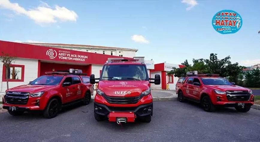 3 ADET AFET MÜDAHALE ARACINI BÜNYESİNE KATTI