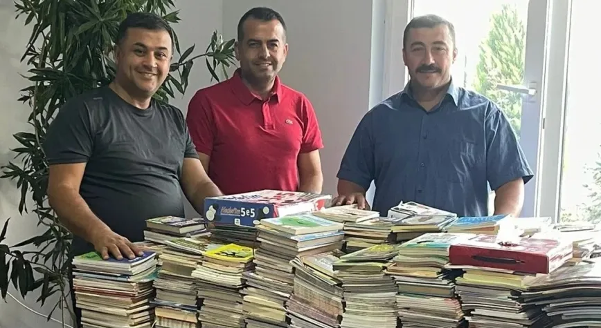 3 TON KİTAP YERİNE ULAŞTI