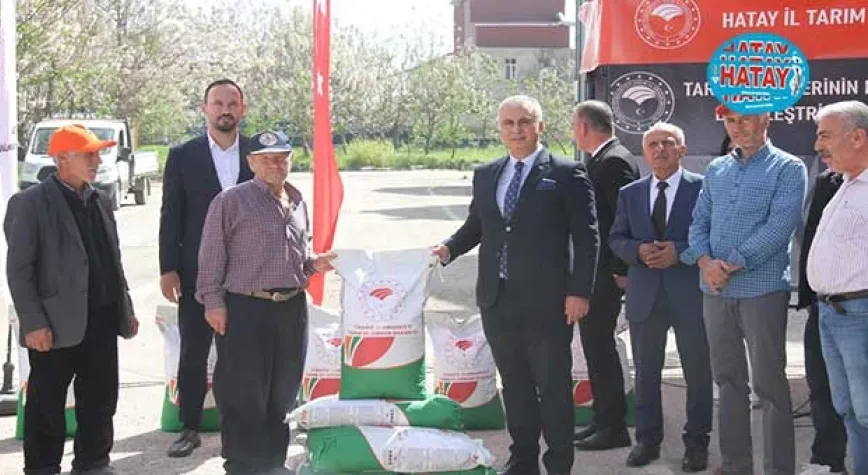 30 TON SOYA FASULYESİ TOHUMU DAĞITILDI