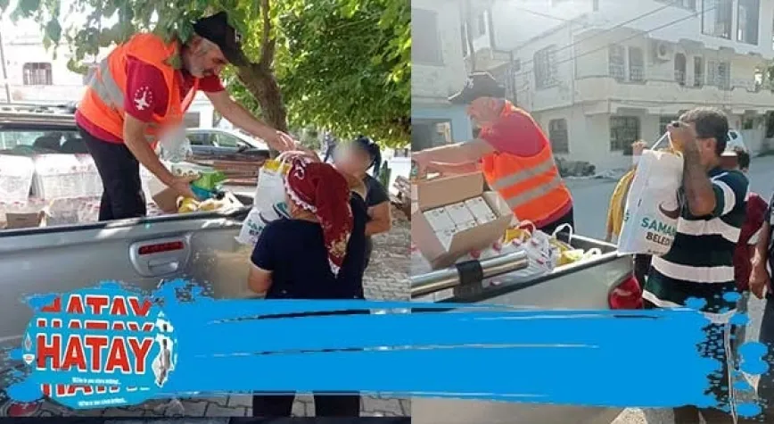 300 aileye her gün erzak dağıtılıyor