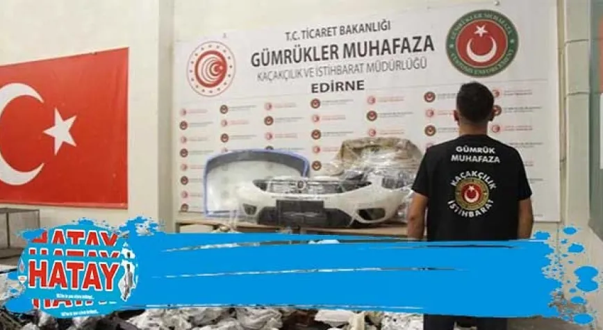 5 bin 338 adet kaçak oto parçası ele geçirildi.