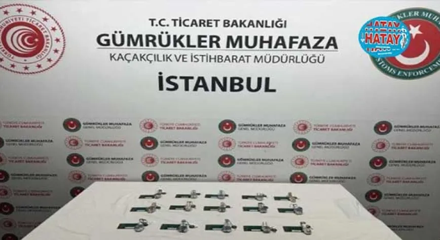 7 milyon 552 bin lira olan 15 kol saati ele geçirildi