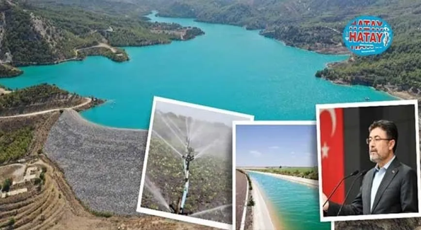 724 BİN 250 DEKAR TARIM ARAZİSİNİ SUYA KAVUŞTURACAK ÇALIŞMA