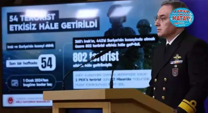 802 TERÖRİST ETKİSİZ HALE GETİRİLDİ