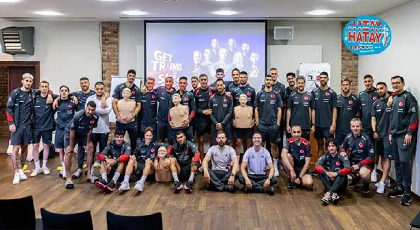 A Milli Takımımıza Temel Yaşam Desteği Eğitimi Verildi
