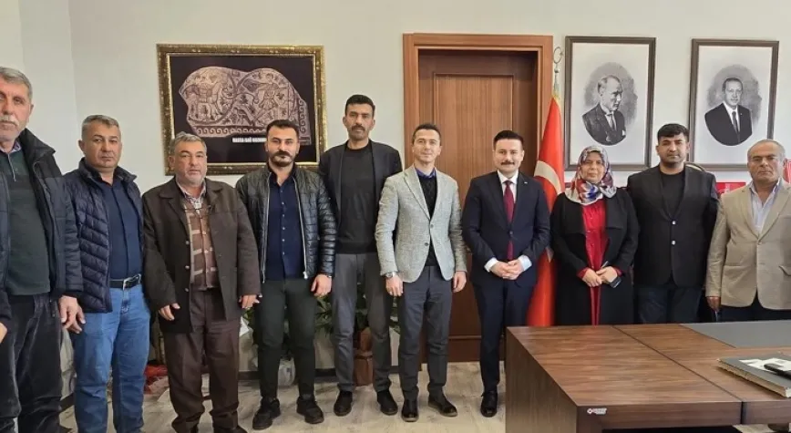 Acar Ak Parti Heyetini Ağırladı