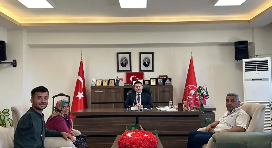 ACAR, GAZİ DOĞAN’I KABUL ETTİ