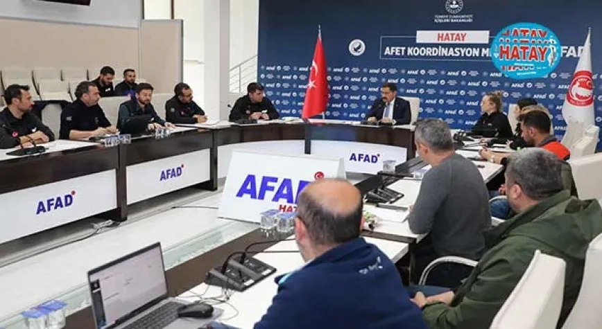 AFAD KRİZ MASASI TOPLANTISI