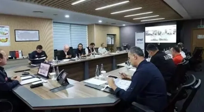 AFAD'da 6 Şubat depremlerine ilişkin toplantı