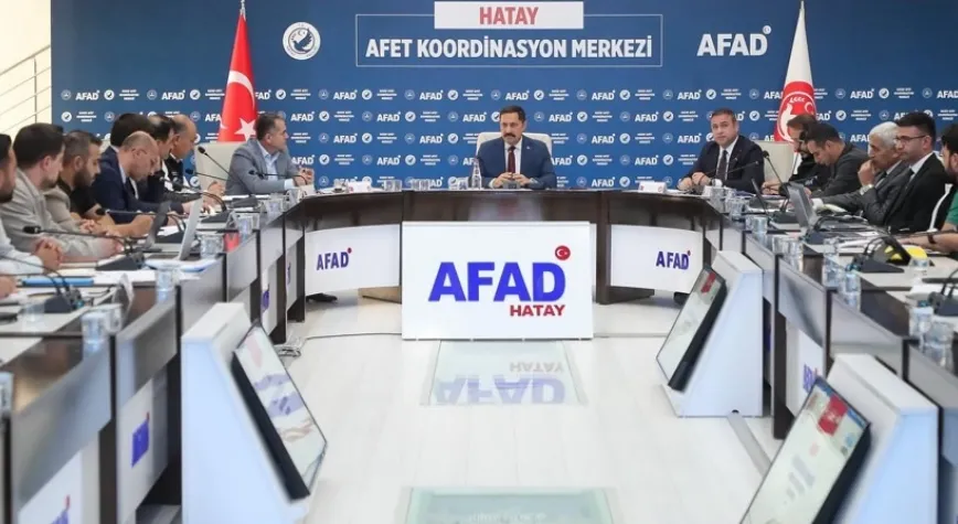 AFAD’DA DEĞERLENDİRME TOPLANTISI
