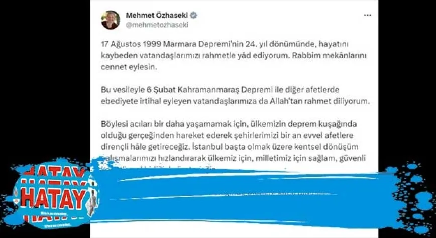 Afetlere dirençli hale getireceğiz