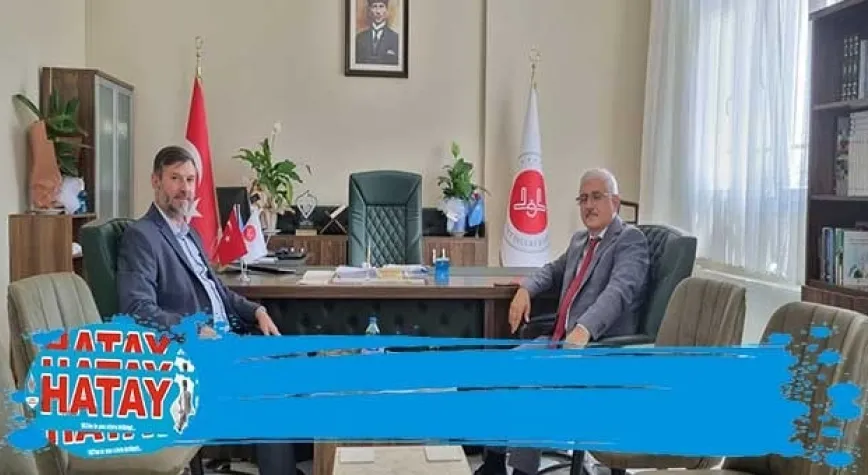 AFRİN EĞİTİM FAKÜLTESİ DEKANINDAN İL MÜFTÜSÜNE  HAYIRLI OLSUN ZİYARETİ