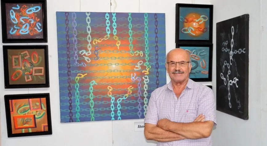 Ahmet Bostancı’nın Zincir Temalı Tabloları Büyük İlgi Gördü