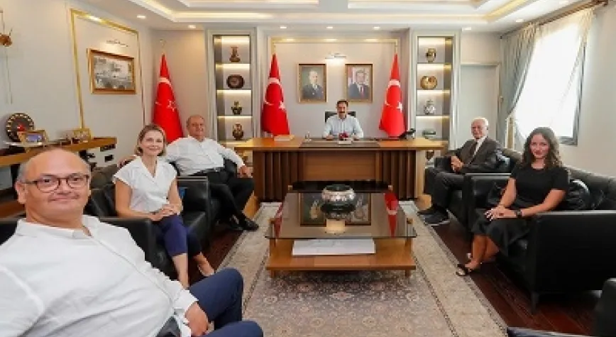 AHMET MELEK VE AİLESİNDEN VALİ MASATLI'YA ZİYARET