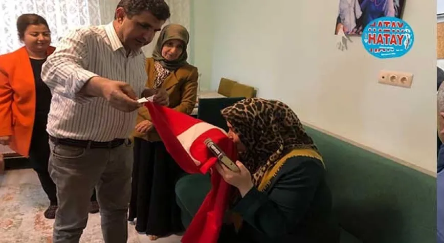 Ak Parti Heyetinden Şehit Ailesine ziyaret