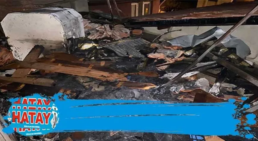 AKASYA MAHALLESİNDE ÇATI YANGINI