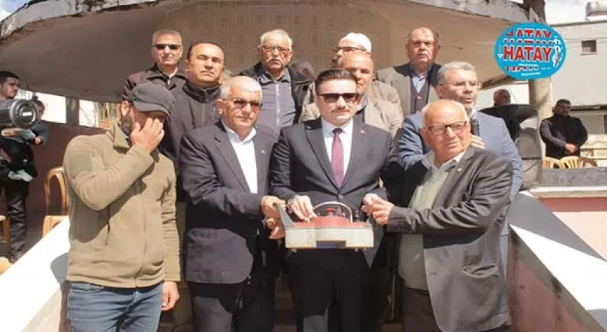 AKBEZ CAMİ’NİN TEMELİ ATILDI