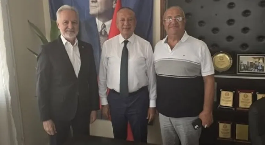 Akdeniz Eczacı Teknisyenleri Federasyonu Başkanı Çelik, Kutlu ve Yılmaz’ı ağırladı!