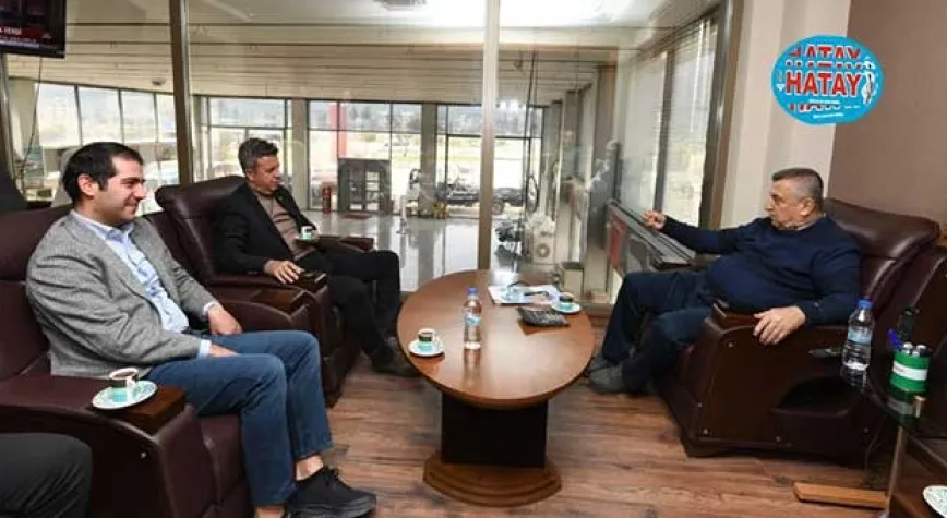AKSOY’DAN İŞ İNSANI ÖZTOPRAK’A ZİYARET