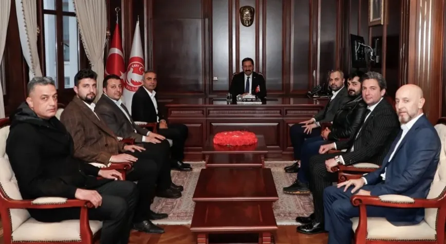 Akyüz Ve Yeni Yönetimi, Vali Masatlı’yı Ziyaret Etti