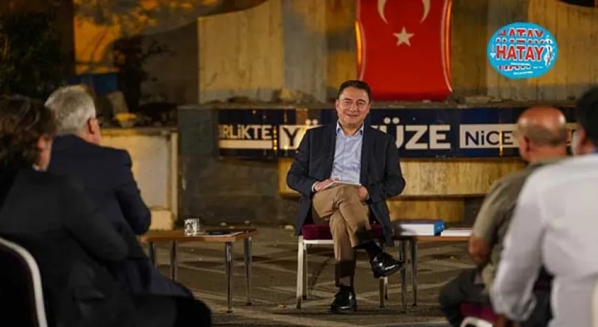 Ali Babacan, Hataylılarla sohbet etti