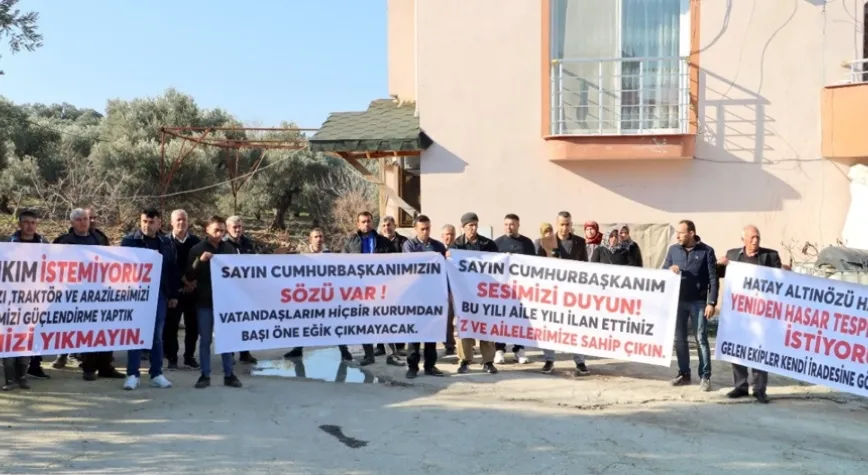 Altınkaya Sakinlerinden Eylem: Yıkım İstemiyoruz!