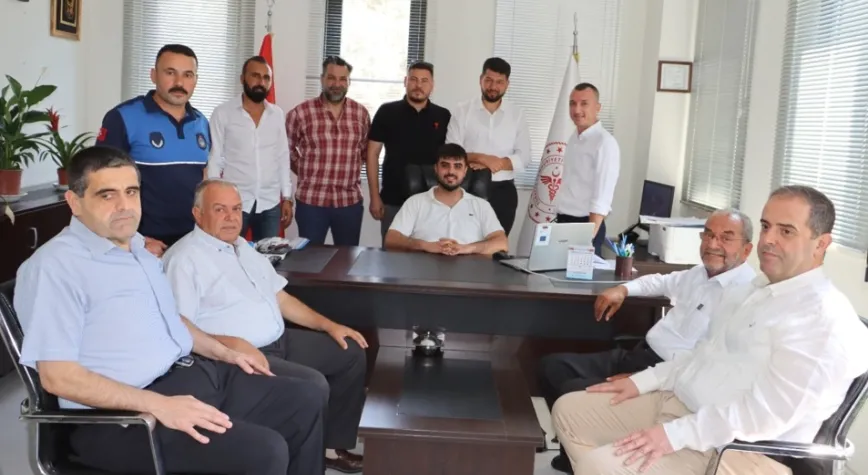  Altınözü İlçe Sağlık Müdürü Dt. Mustafa Arslan’a Hayırlı Olsun Ziyareti