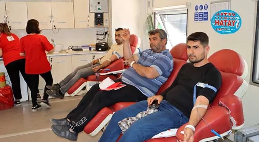 Altınözü’nde Kan Bağışı 