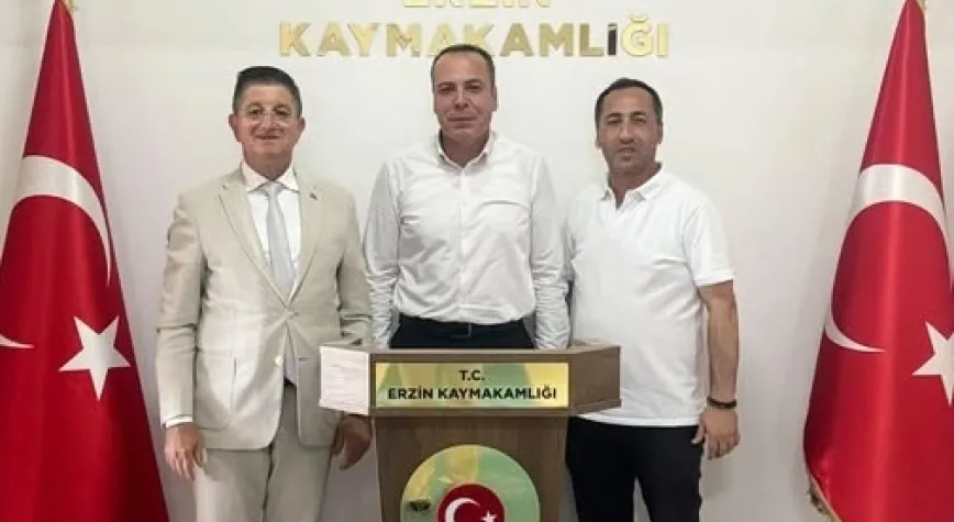 Amaç Kaymakam Özaydın’ı Ziyaret Etti