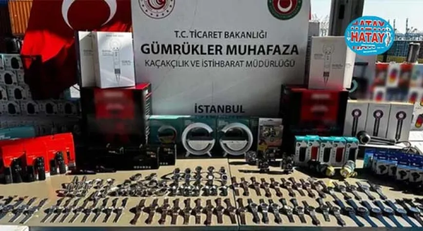 Ambarlı Limanı'nda kaçak eşya operasyonu