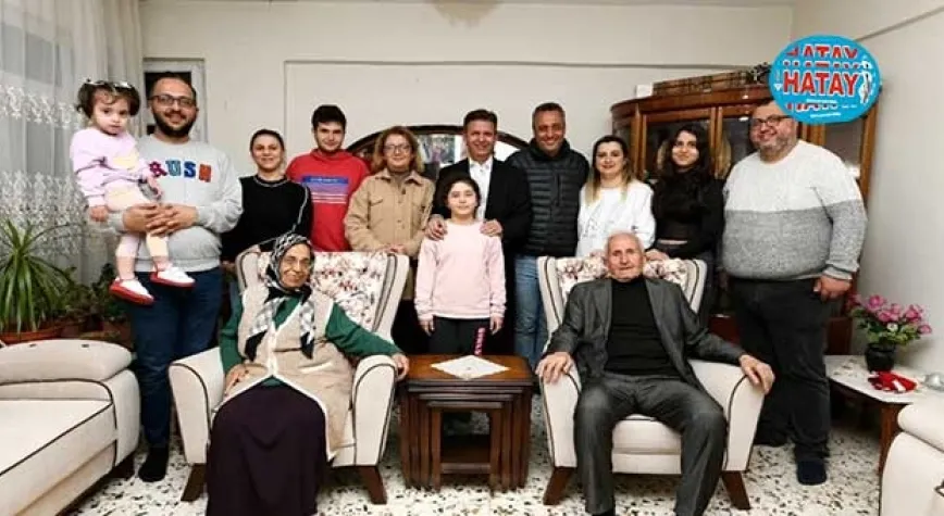 ANNE VE BABASININ DUALARINI ALDI