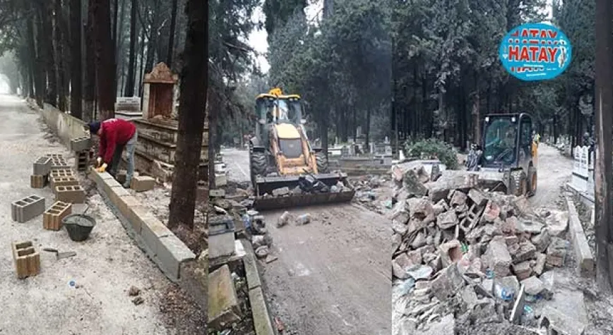 ANTAKYA ASRİ MEZARLIĞA BAKIM ONARIM
