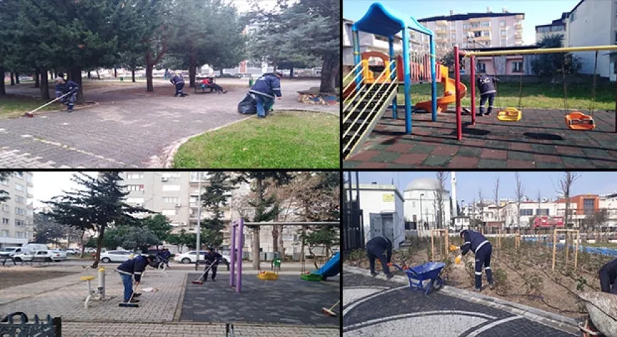 ANTAKYA BELEDİYESİ, PARK VE YEŞİL ALAN ÇALIŞMALARINI SÜRDÜRÜYOR