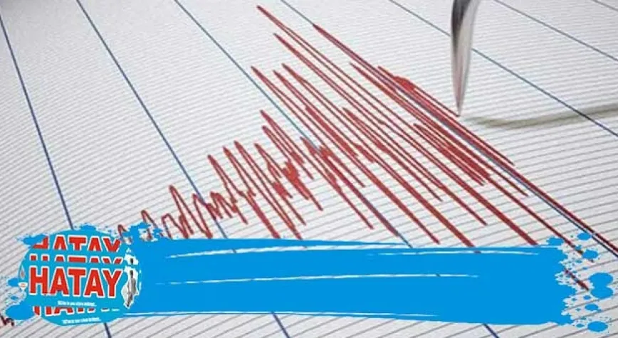 Antakya Körfezi'nde 3.2şiddetinde deprem