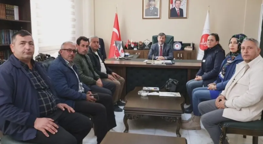 Antakya Muhtarlarından İl Müftüsü Mevlüt Topçu'ya Ziyaret