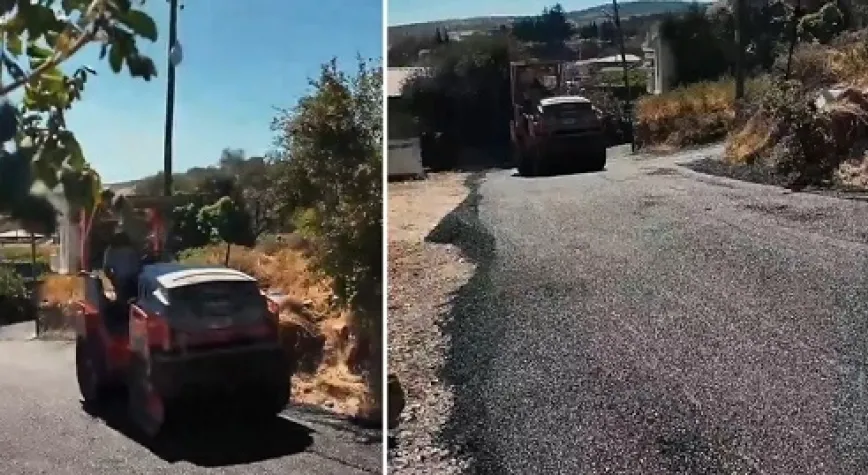 Antakya’da Asfalt Çalışmaları Sürüyor