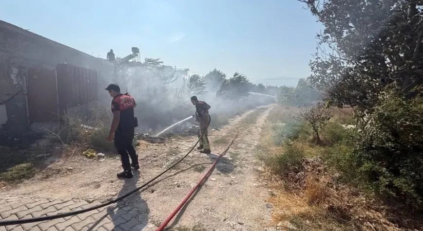 Antakya’da Bahçe Yangını Kontrol Altına Alındı