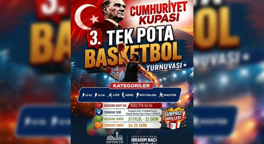 Antakya’da Cumhuriyet Kupası Heyecanı Başlıyor