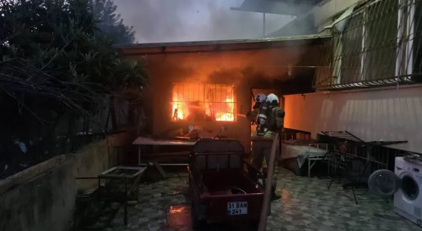 Antakya’da Ev Yangını