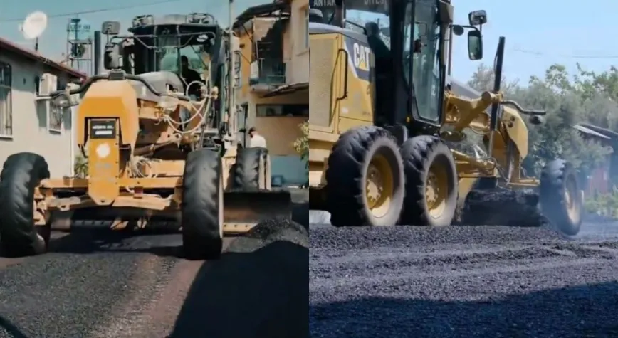 Antakya’da İki Mahallede Yollar Asfaltlandı