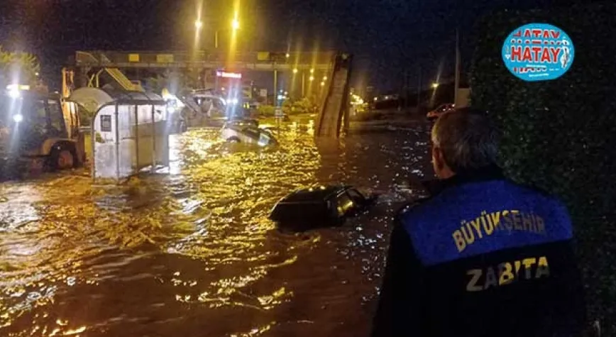 Antakya’da metrekareye 111,2 kg yağış düştü