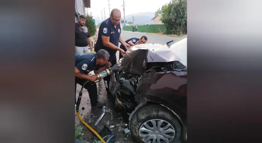 Antakya’da Motosiklet ile Otomobil Çarpıştı: 2 Yaralı