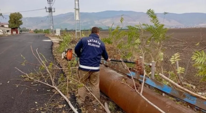 ANTAKYA’DA PARK VE BAHÇELER BAKIMDA