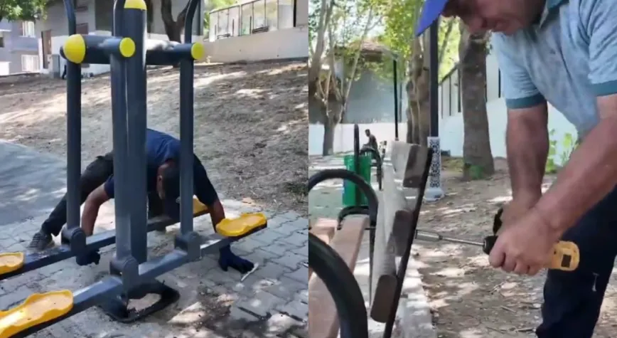Antakya’da Parklarda Bakım Çalışmaları Sürüyor