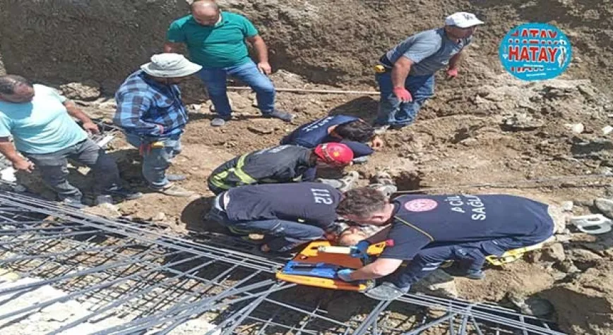 ANTAKYA’DA TOPRAK KAYDI: 1 YARALI